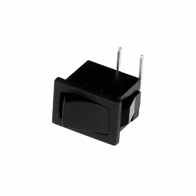 R1966ABLKBLKER by E-Switch - ROCKER SWITCH SPST 15A 125V