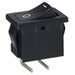 R1966ABLKBLKGR by E-Switch - ROCKER SWITCH SPST 15A 125V