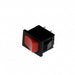 R1966ABLKREDEF by E-Switch - ROCKER SWITCH SPST 15A 125V