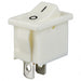 R1966AWHTWHTFF by E-Switch - ROCKER SWITCH SPST 15A 125V