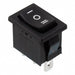R1966DBLKBLKBF by E-Switch - ROCKER SWITCH SPDT 15A 125V