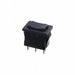 R1966DBLKBLKEF by E-Switch - ROCKER SWITCH SPDT 15A 125V