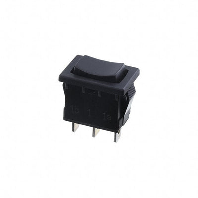 R1966IBLKBLKEF by E-Switch - ROCKER SWITCH SPDT 15A 125V