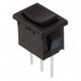 R1966DBLKBLKEP by E-Switch - ROCKER SWITCH SPDT 15A 125V