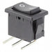 R1966DBLKBLKFR by E-Switch - ROCKER SWITCH SPDT 15A 125V