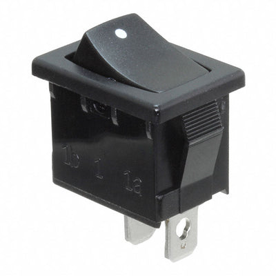 R1966FBLKBLKAF by E-Switch - ROCKER SWITCH SPST-NO 15A 125V