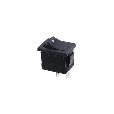 R1966FBLKBLKAG by E-Switch - ROCKER SWITCH SPST-NO 15A 125V