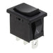 R1966HBLKBLKEF by E-Switch - ROCKER SWITCH SPDT 15A 125V