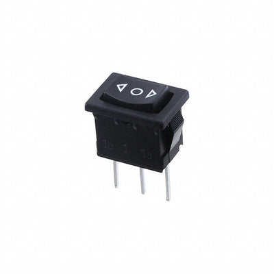 R1966IBLKBLKHP by E-Switch - ROCKER SWITCH SPDT 15A 125V