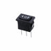 R1966IBLKBLKHP by E-Switch - ROCKER SWITCH SPDT 15A 125V