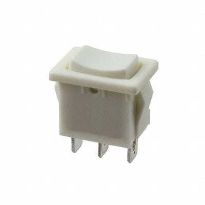 R1966DWHTWHTES by E-Switch - ROCKER SWITCH SPDT 15A 125V