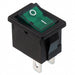 R1973ABLKGILFF4 by E-Switch - ROCKER SWITCH SPST 9A 125V