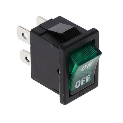 R1973ABLKGILIF1 by E-Switch - ROCKER SWITCH SPST 9A 125V