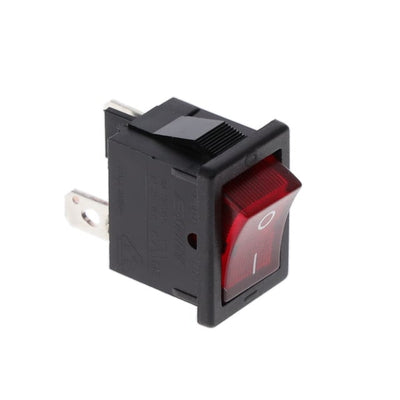 R1973ABLKRILFF4 by E-Switch - ROCKER SWITCH SPST 9A 125V