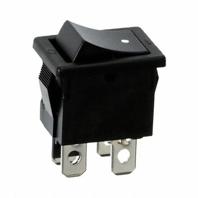 R1973BBLKBLKAF0 by E-Switch - ROCKER SWITCH DPST 9A 125V