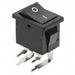 R1973BBLKBLKFR0 by E-Switch - ROCKER SWITCH DPST 9A 125V