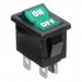 R1973BBLKGILIF1 by E-Switch - ROCKER SWITCH DPST 9A 125V