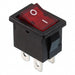 R1973BBLKRILFF3 by E-Switch - ROCKER SWITCH DPST 9A 125V