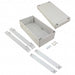 R201-124-000 by Hammond Manufacturing - BOX ABS GRAY 9.45""L X 4.72""W