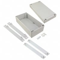 R201-124-000 by Hammond Manufacturing - BOX ABS GRAY 9.45""L X 4.72""W