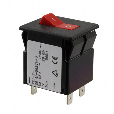 R21-2-20.0A-B02IV-V by Sensata-Airpax - CIR BRKR MAG-HYDR 20A ROCKER