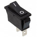 R4ABLKBLKFF0 by E-Switch - ROCKER SWITCH SPST 20A 125V