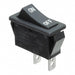 R4ABLKBLKIF0 by E-Switch - ROCKER SWITCH SPST 20A 125V