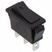 R4BBLKBLKGRNEF1 by E-Switch - ROCKER SWITCH SPST 20A 125V