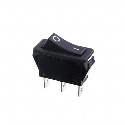 R4CBLKBLKFF0 by E-Switch - ROCKER SWITCH SPDT 20A 125V