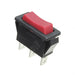 R4GBLKREDEFO by E-Switch - ROCKER SWITCH SPDT 15A 125V