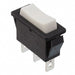 R4GBLKWHTEF0 by E-Switch - ROCKER SWITCH SPDT 15A 125V
