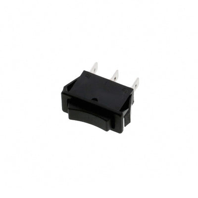 R4IBLKBLKEF0 by E-Switch - ROCKER SWITCH SPDT 15A 125V