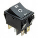 R5DBLKBLKBF0 by E-Switch - ROCKER SWITCH DPDT15A 125VAC