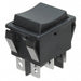 R5GBLKBLKEF0 by E-Switch - ROCKER SWITCH DPDT15A 125V