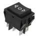 R5GBLKBLKHF0 by E-Switch - ROCKER SWITCH DPDT15A 125V