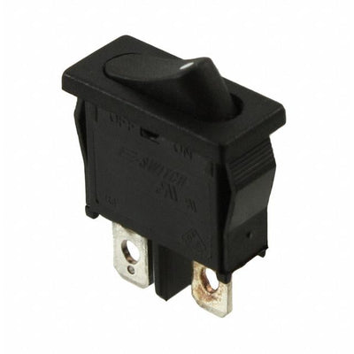 R6BBLKBLKAF by E-Switch - ROCKER SWITCH SPST-NO 10A 125V