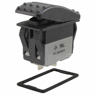 R711FA1-SXXXNBDNNX by E-Switch - ROCKER SWITCH SPST 16A 30V