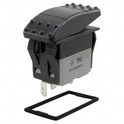 R712FA1-SXXXNBDNNX by E-Switch - ROCKER SWITCH SPDT 16A 30V