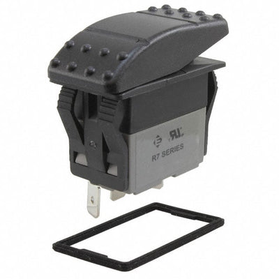 R713FA1-SXXXNB4NNX by E-Switch - ROCKER SWITCH SPDT 16A 30V