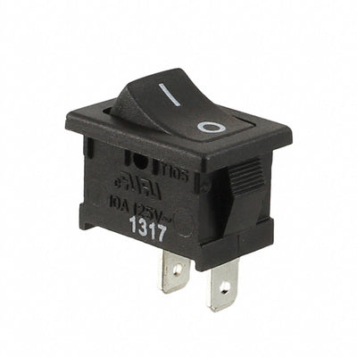 RA11131121 by E-Switch - ROCKER SWITCH SPST 10A 125V