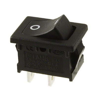 RA1113112R by E-Switch - ROCKER SWITCH SPST 10A 125V