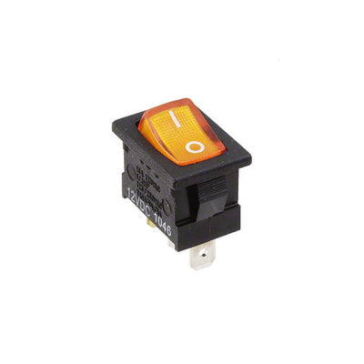RA111C1021-124 by E-Switch - ROCKER SWITCH SPST 16A 125V