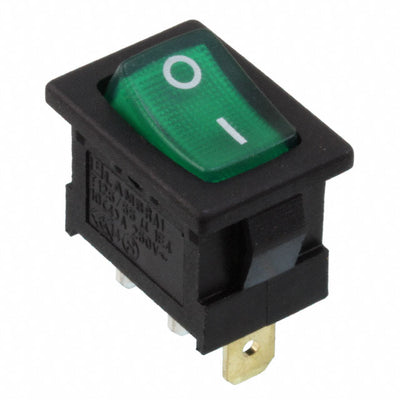 RA111C1021-136 by E-Switch - ROCKER SWITCH SPST 16A 125V