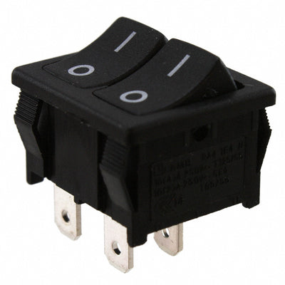 RA21131121 by E-Switch - ROCKER SWITCH SPSTX2 10A 125V