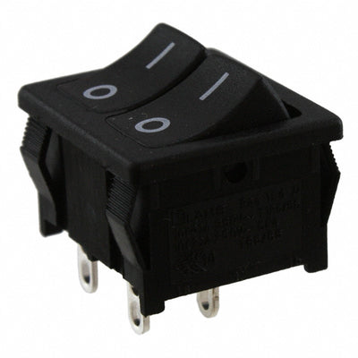 RA22131121 by E-Switch - ROCKER SWITCH SPSTX2 10A 125V