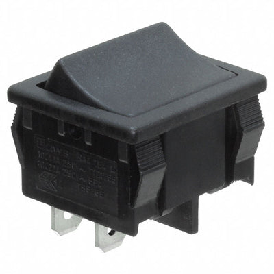 RA411C1100 by E-Switch - ROCKER SWITCH SPST 16A 125V