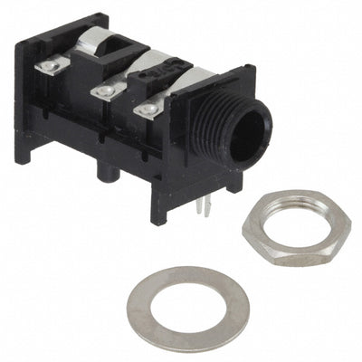 RA49B12B by Switchcraft Inc. - CONNECTOR JACK STEREO 6.35MM R/A