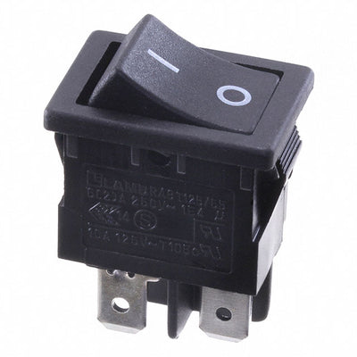 RA81231121 by E-Switch - ROCKER SWITCH DPST 10A 125V