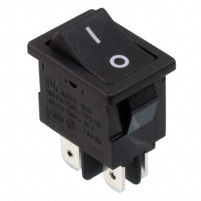 RA812C1121 by E-Switch - ROCKER SWITCH DPST 16A 125V