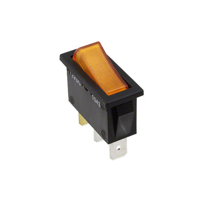 RB141C1000-124 by E-Switch - ROCKER SWITCH SPST 15A 125V